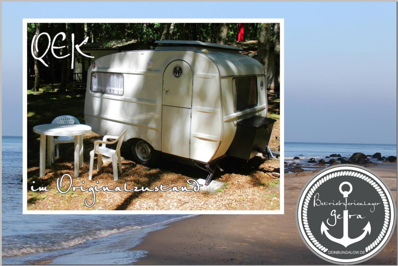 Ddr Wohnwagen Qek Direkt Am Strand Dranske Dış mekan fotoğraf