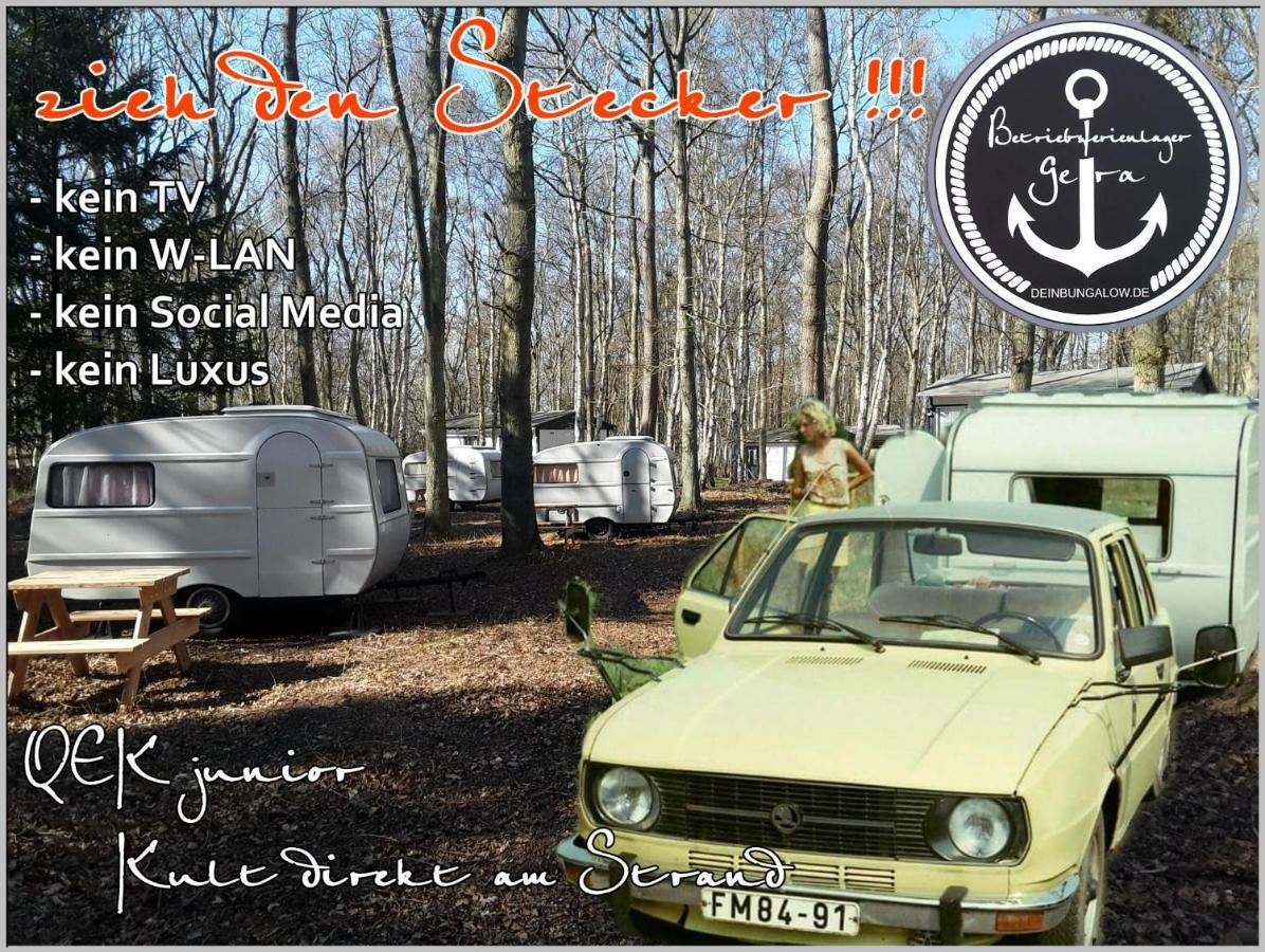 Ddr Wohnwagen Qek Direkt Am Strand Dranske Dış mekan fotoğraf